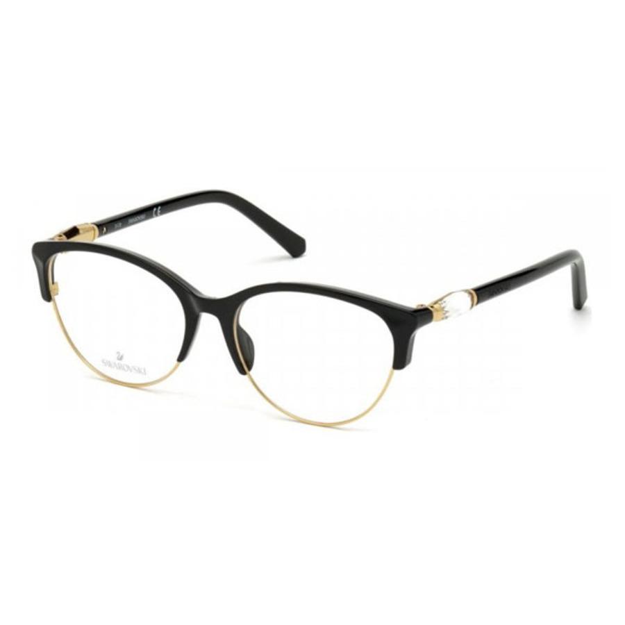 商品Swarovski|Demo Cat Eye Ladies Eyeglasses SK5338 001 53,价格¥518,第1张图片