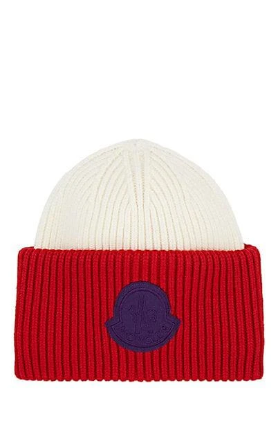 商品Moncler|Logo-Patch Wool Beanie,价格¥1931,第1张图片