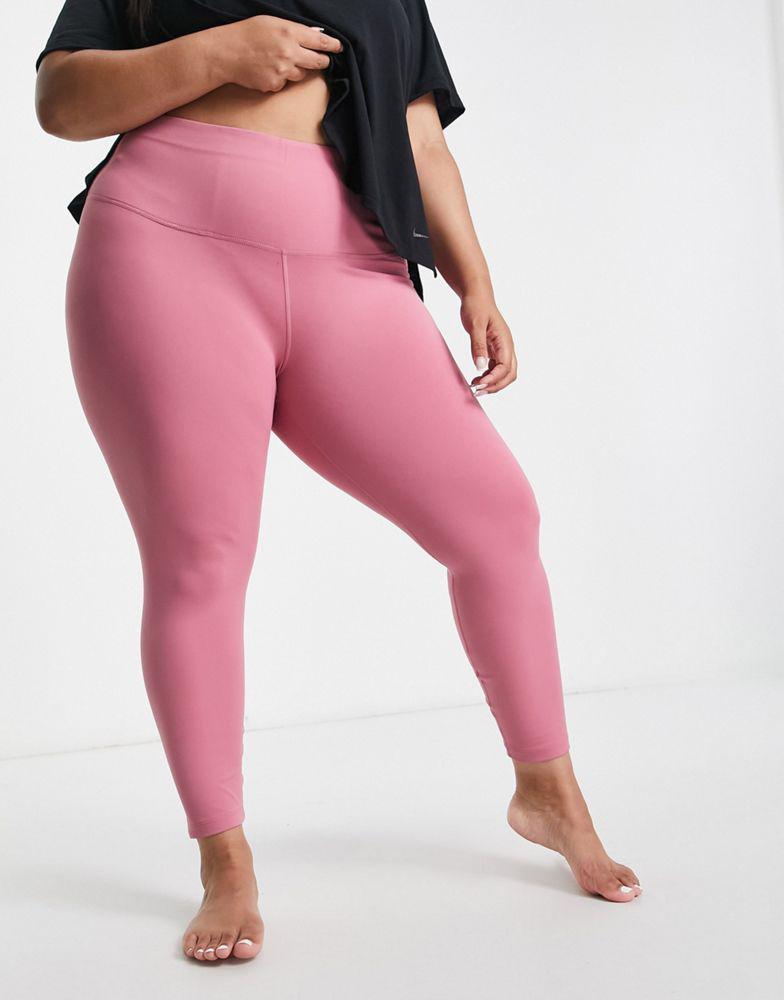 Nike Yoga Plus Dri-FIT high rise 7/8 leggings in pink商品第4张图片规格展示