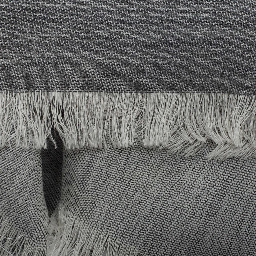 商品[二手商品] Gucci|Gucci Grey GG Monogram Wool & Silk Fringed Scarf,价格¥2697,第4张图片详细描述