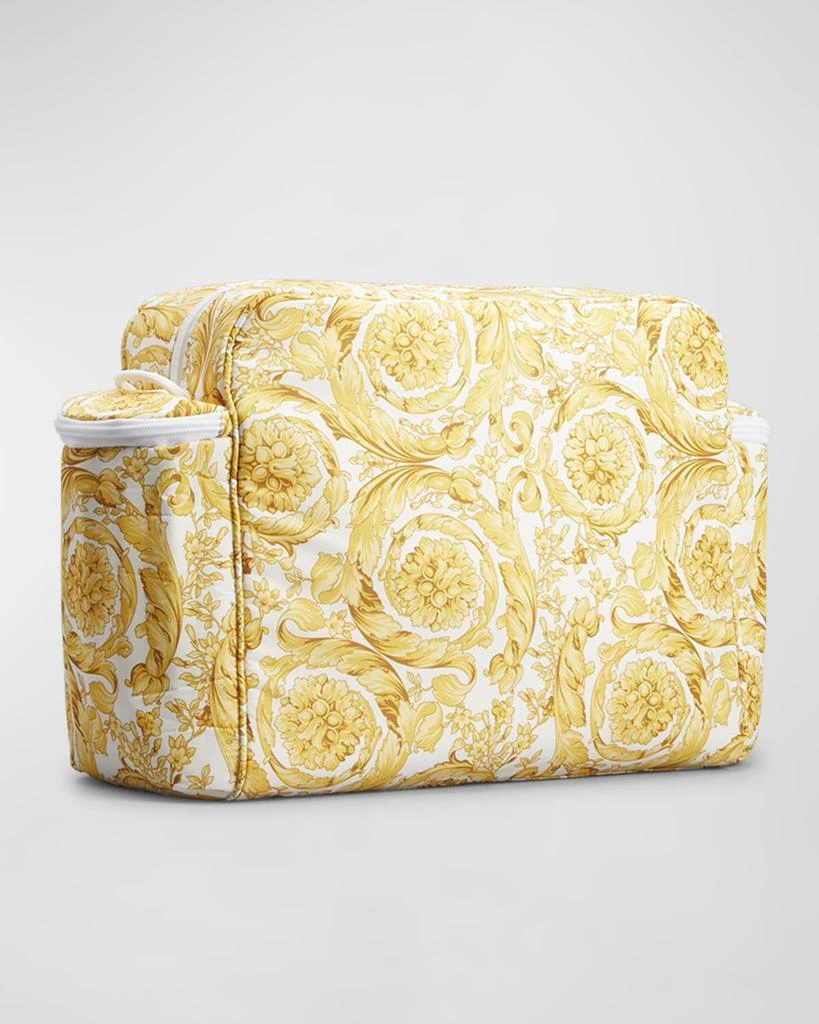 商品Versace|Kid's Barocco-Print Diaper Bag w/ Changing Pad,价格¥6151,第4张图片详细描述