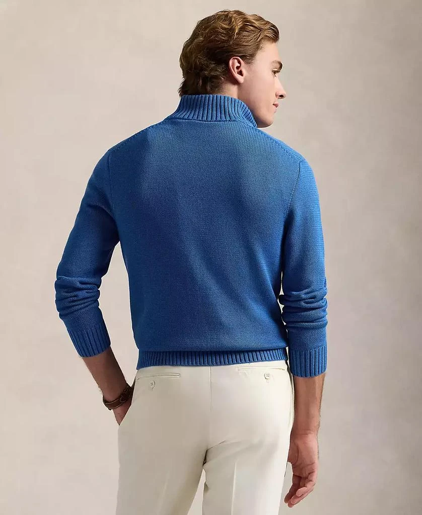 商品Ralph Lauren|Cotton Quarter-zip Sweater,价格¥451,第2张图片详细描述