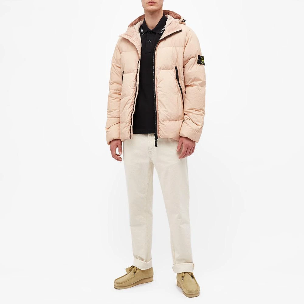 Stone Island Garment Dyed Crinkle Reps Hooded Down Jacket 商品