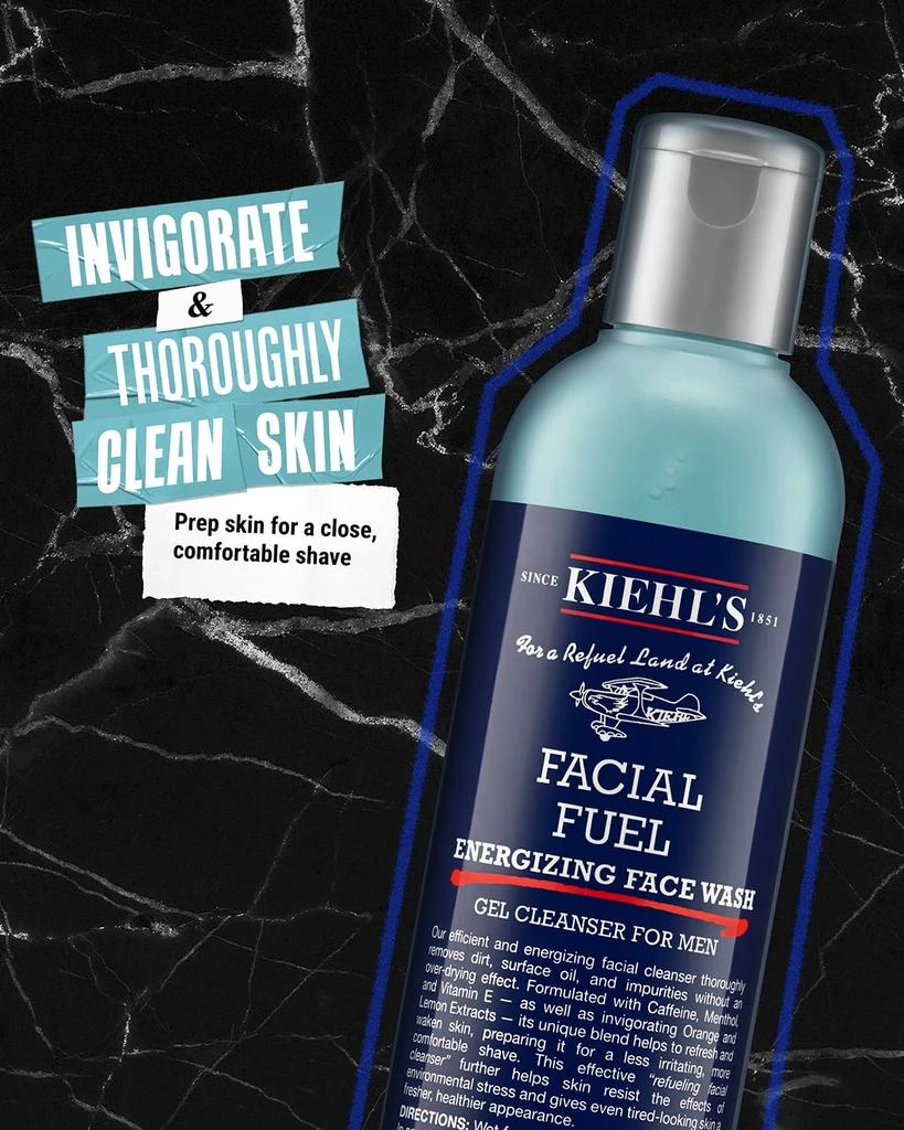 商品Kiehl's|Facial Fuel Energizing Face Wash, 33.8 oz.,价格¥542,第5张图片详细描述