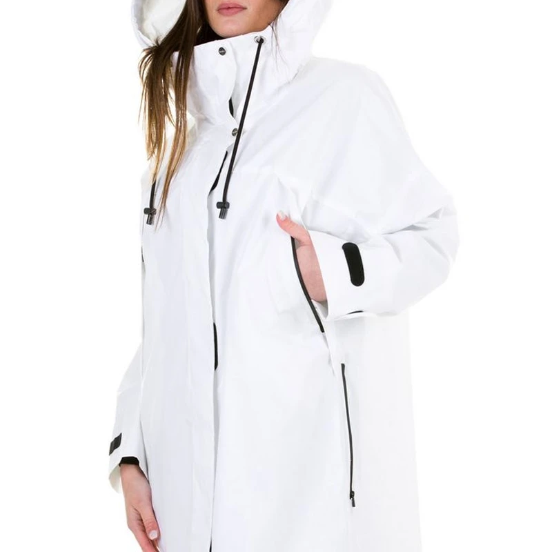 MAX MARA 女士白色连帽大衣 90210517-600-001 商品