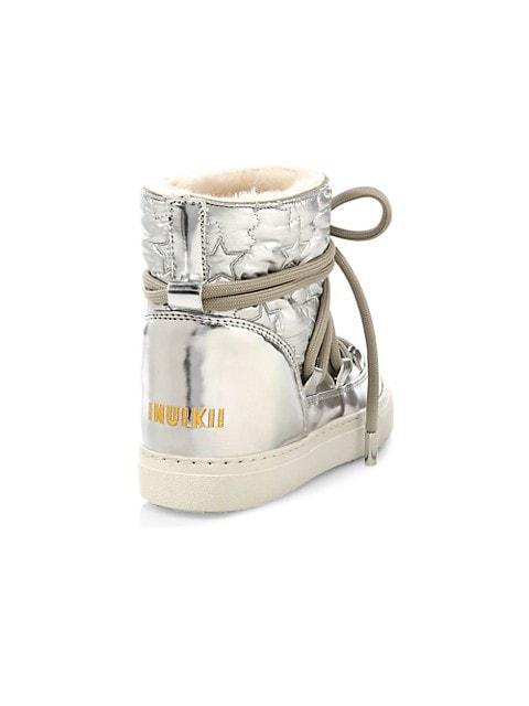 商品INUIKII|Bomber Star Metallic Sneaker Boots,价格¥2790,第5张图片详细描述