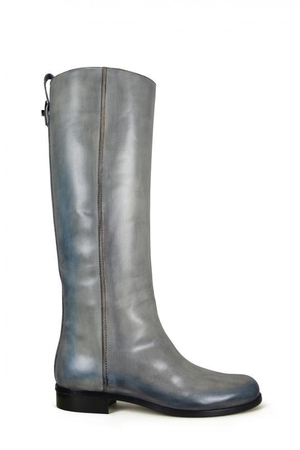 商品Fendi|Gray leather boots - Shoe size: 36,价格¥3123,第1张图片