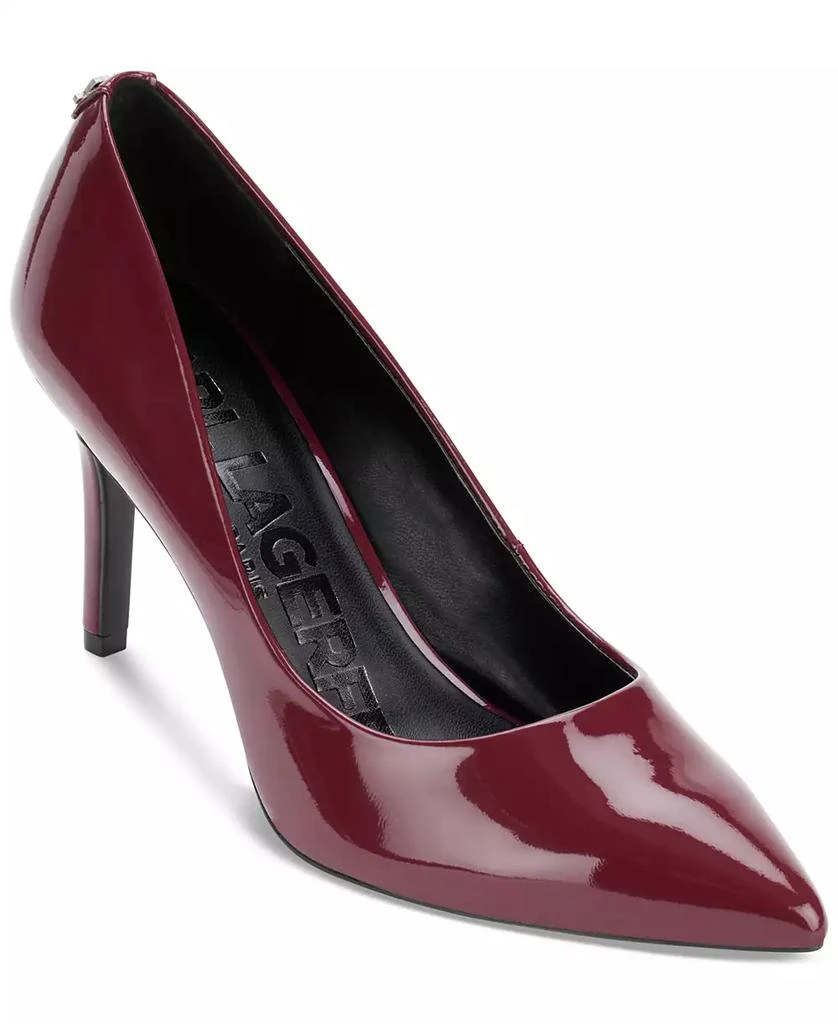 商品Karl Lagerfeld Paris|Women's Royale Pointed-Toe Patent Dress Pumps,价格¥820,第1张图片