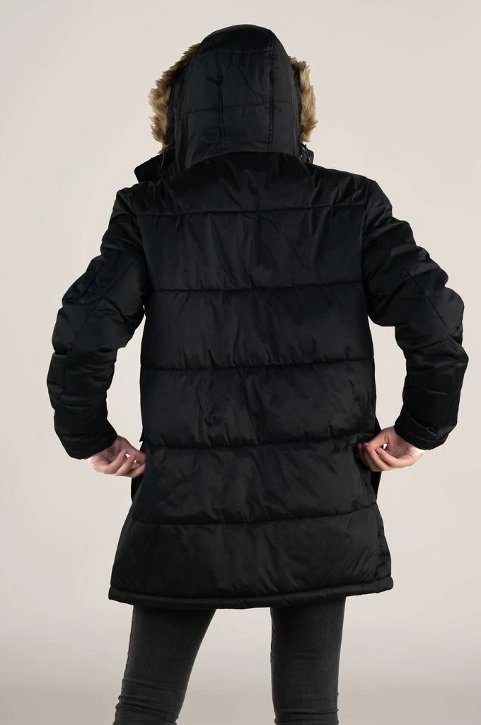 商品Members Only|Women's Snorkel Puffer Oversized Jacket,价格¥397,第4张图片详细描述