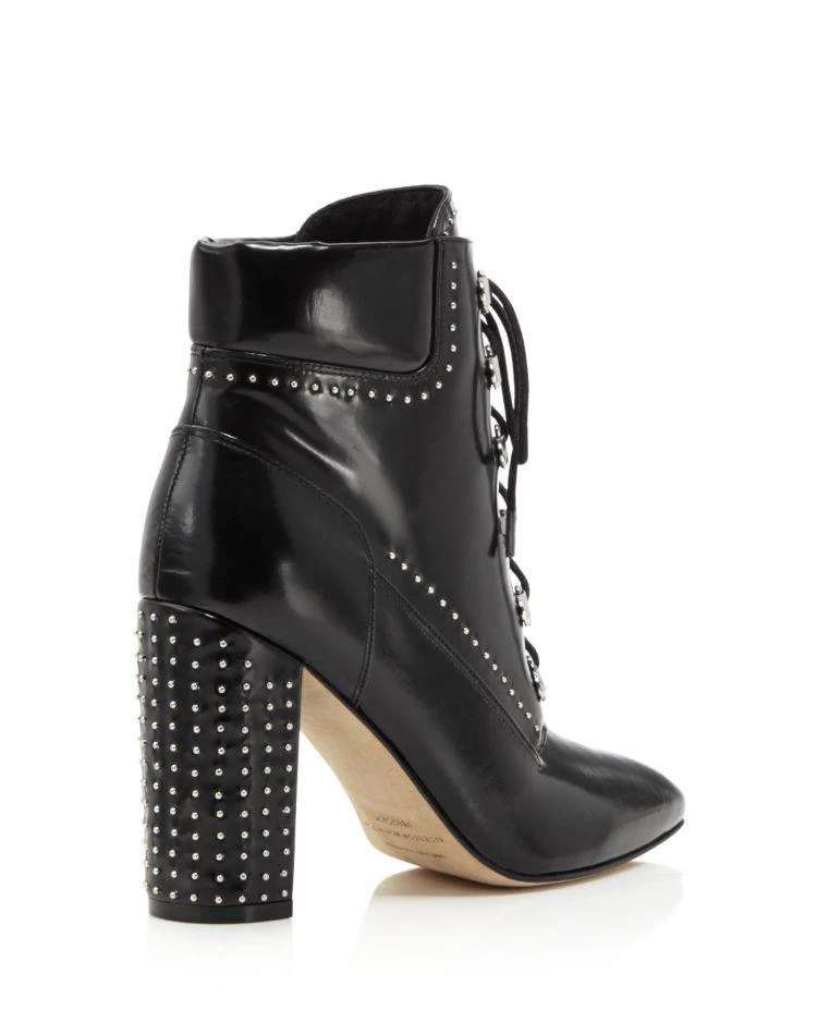 商品Sigerson Morrison|Women's Valora Studded Lace Up Block Heel Booties - 100% Exclusive,价格¥2469,第4张图片详细描述