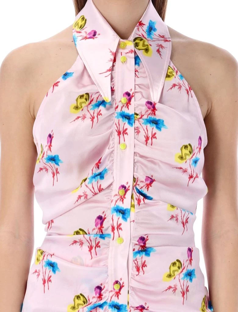 商品Ganni|Ganni Floral Printed Halterneck Top,价格¥901,第4张图片详细描述