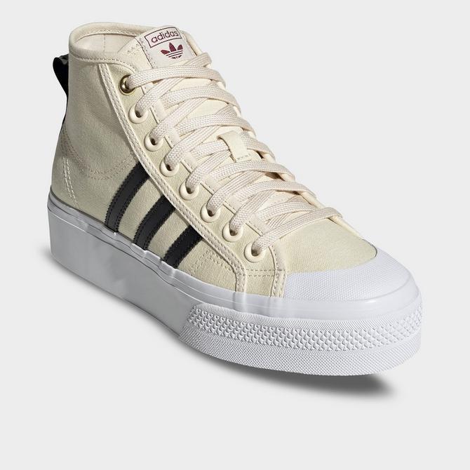 Women's adidas Originals Nizza Platform Mid Casual Shoes商品第2张图片规格展示