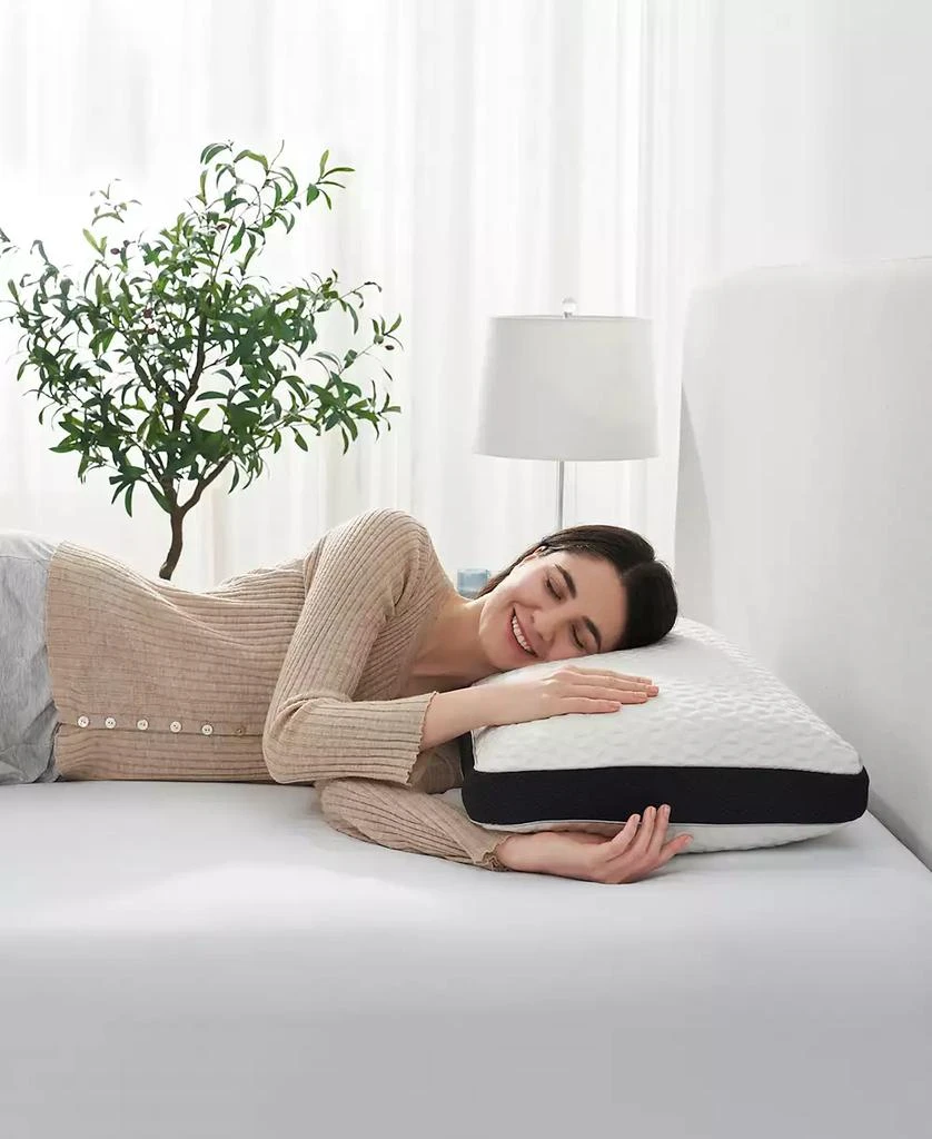 商品Nestl|Cool Choice Customizable Memory Foam Blend Cooling Side Sleeper Pillow,价格¥367,第2张图片详细描述
