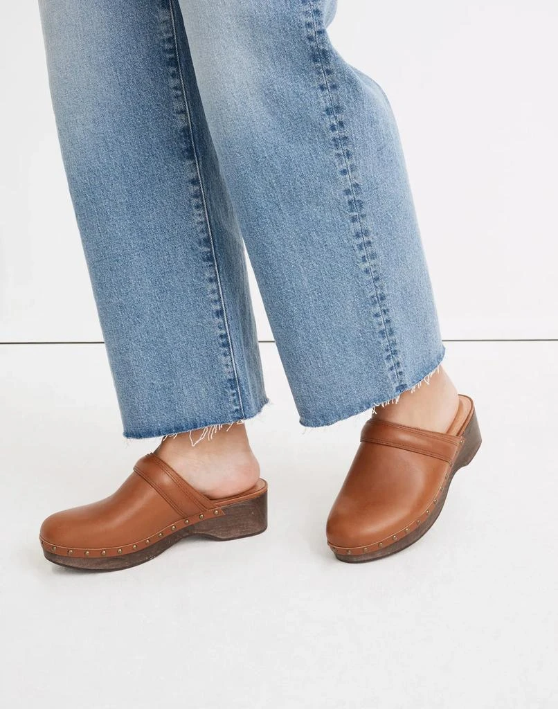 商品Madewell|The Cecily Clog in Oiled Leather,价格¥560,第4张图片详细描述