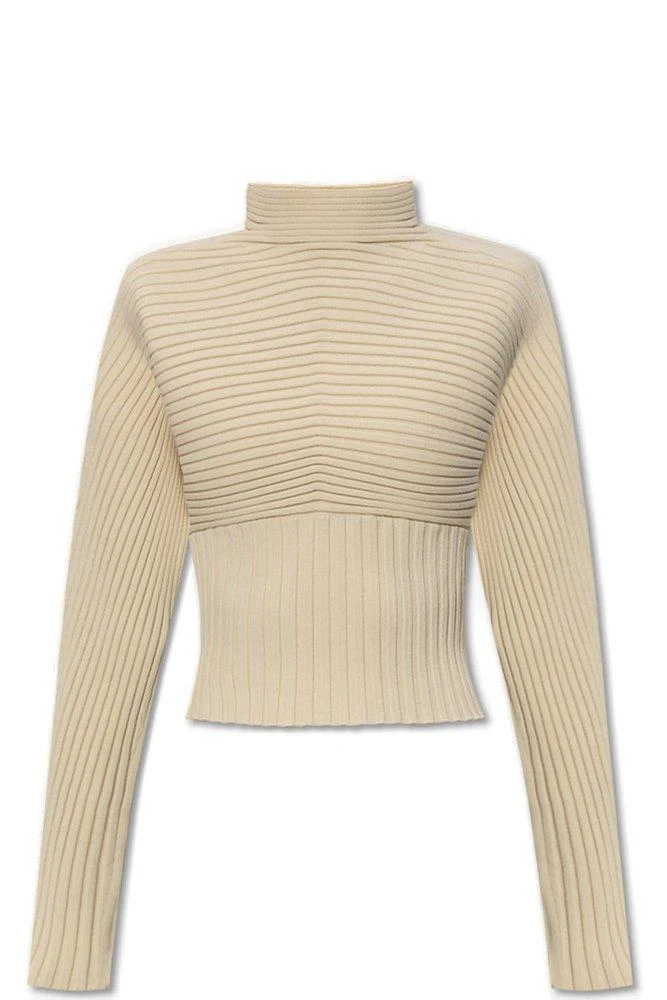 商品Tory Burch|Tory Burch Cropped Ribbed Sweater,价格¥2307,第1张图片