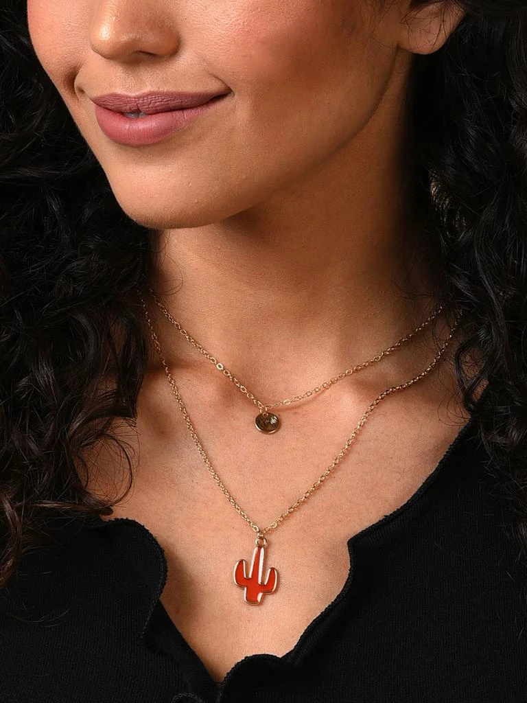 商品SOHI|Red Gold-plated Necklace,价格¥280,第4张图片详细描述