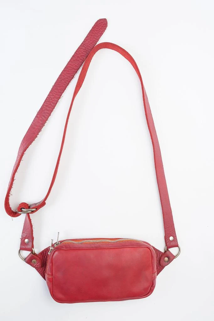 商品guidi|GUIDI BV04 Red Soft Horse FG Fanny Pack,价格¥6422,第1张图片