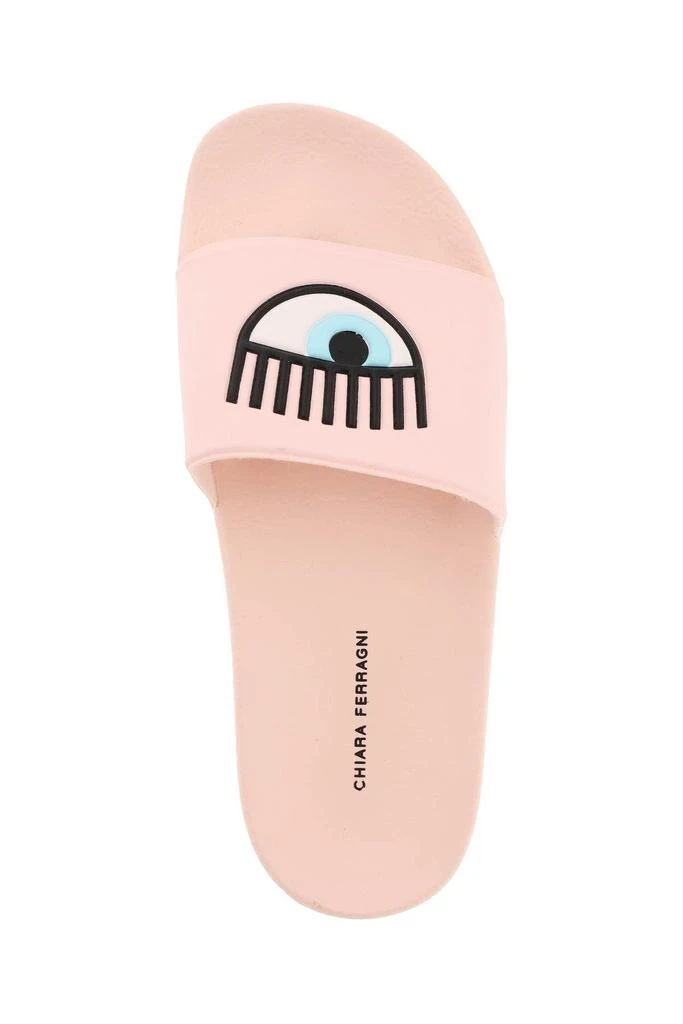 商品Chiara Ferragni|'EYESTAR' RUBBER SLIDES,价格¥449,第3张图片详细描述
