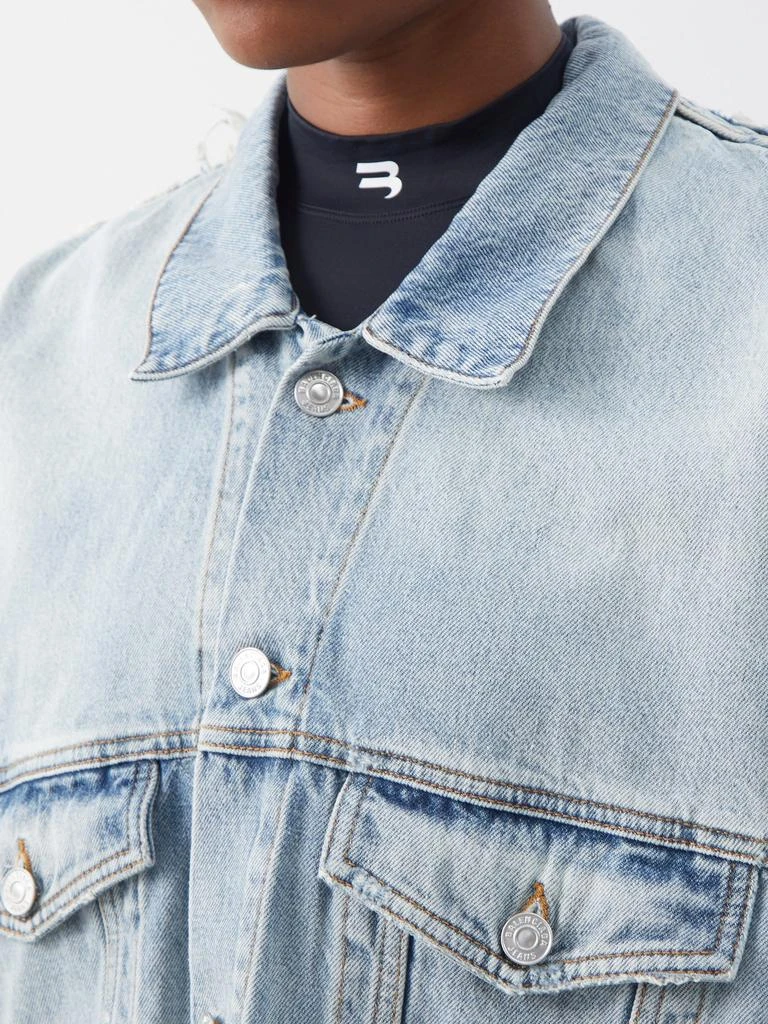 商品Balenciaga|Deconstructed oversized denim jacket,价格¥10825,第3张图片详细描述