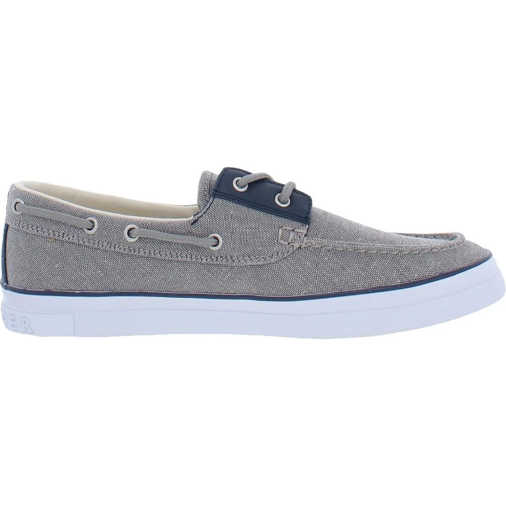 商品Tommy Hilfiger|Tommy Hilfiger Mens Peck Canvas Slip On Boat Shoes,价格¥329,第3张图片详细描述