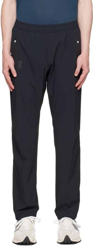 商品On|Black Paneled Track Pants,价格¥583,第1张图片