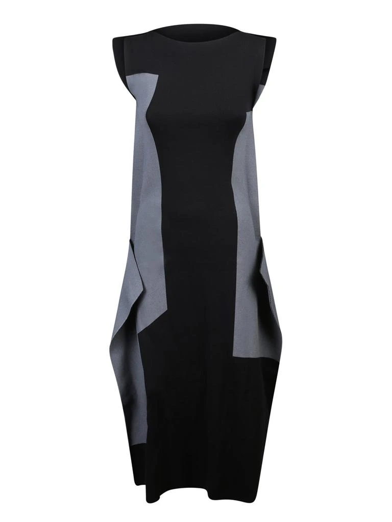 商品Issey Miyake|Issey Miyake Rectilinear Ap Crewneck Midi Dress,价格¥4236,第1张图片