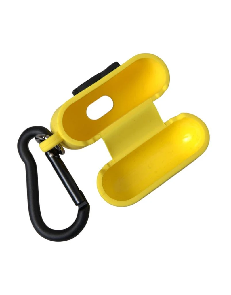 商品Dolce & Gabbana|Dolce & Gabbana Yellow Silicone Logo Embossed Airpods Case,价格¥1712,第4张图片详细描述