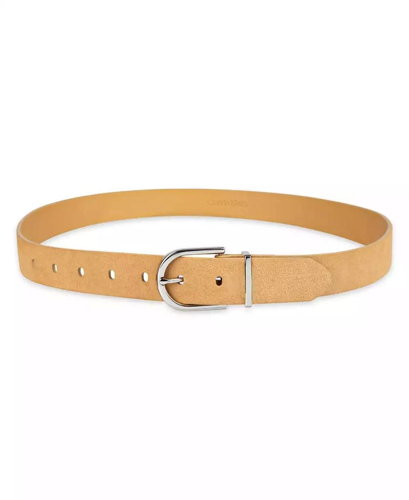 商品Calvin Klein|Women's Rounded Buckle Trouser Pant Dress Belt,价格¥102,第5张图片详细描述