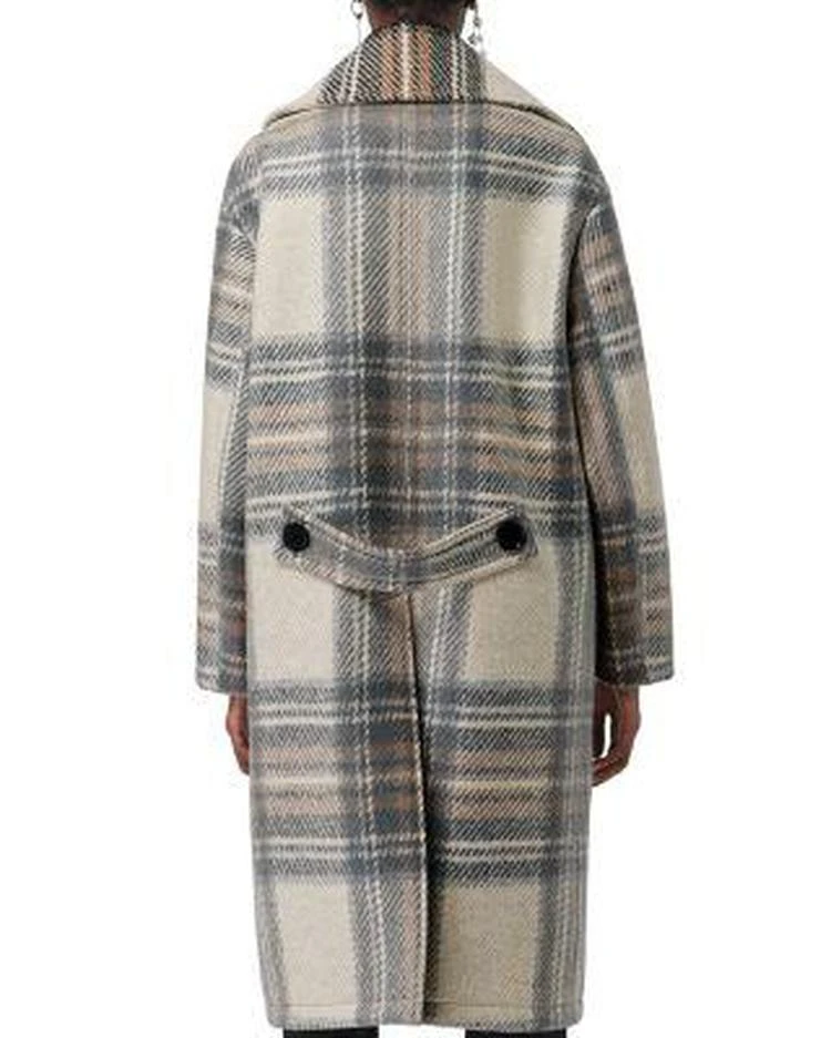 Halliday Plaid Wool Peacoat 商品