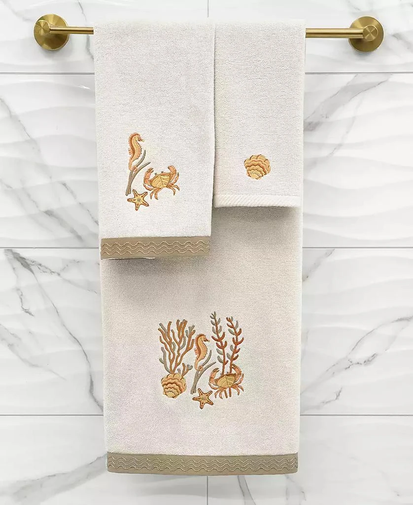 商品Linum Home Textiles|Turkish Cotton Aaron Embellished 2-Pc. Bath Towel Set,价格¥368,第2张图片详细描述