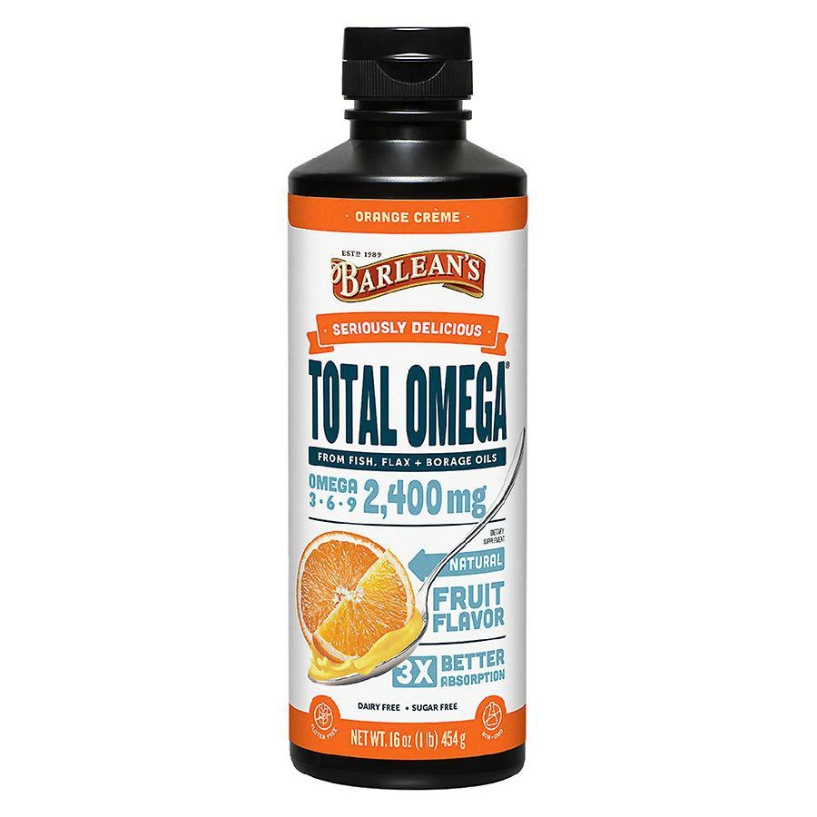 商品Barlean's Organic Oils|Total Omega 3-6-9 Swirl Orange Cream,价格¥261,第1张图片