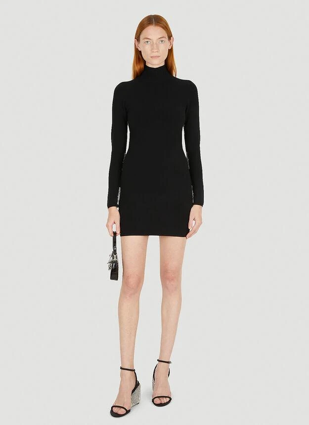 商品Alexander Wang|Logo Jacquard Dress in Black,价格¥2875,第2张图片详细描述