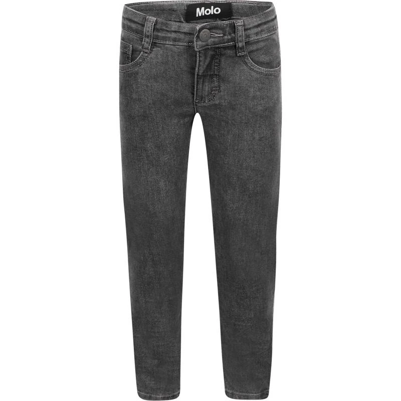 商品MOLO|Classical jeans with silver stripe in grey,价格¥637,第1张图片