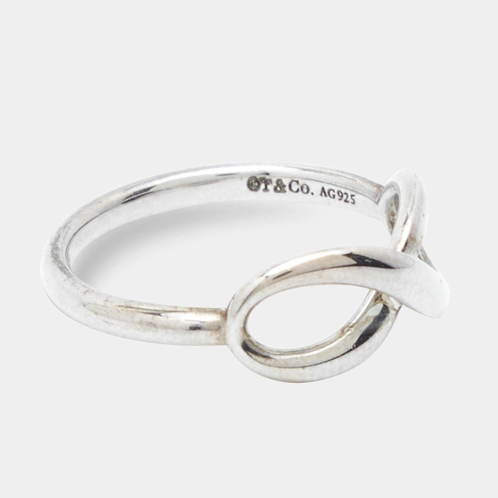 Tiffany & Co. Sterling Silver Infinity Ring Size EU 53商品第4张图片规格展示