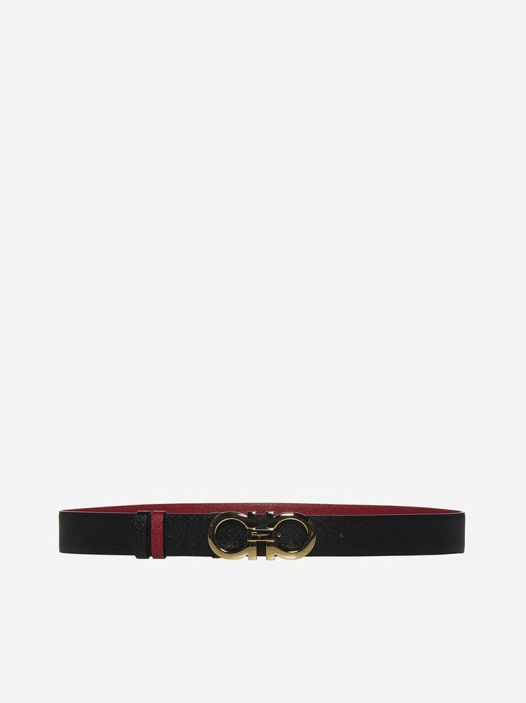 商品Salvatore Ferragamo|Gancini reversible leather belt,价格¥1684,第1张图片