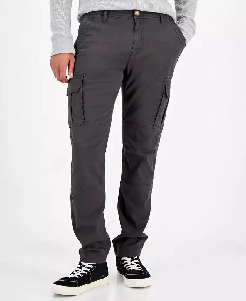 商品Sun + Stone|Men's Garment-dyed Straight-Fit Morrison Tapered Cargo Pants, Created for Macy's,价格¥207,第1张图片