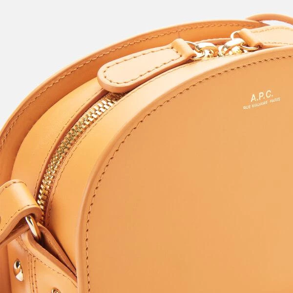 商品A.P.C.|A.P.C. Women's Mini Demi-Lune Cross Body Bag - Yellow,价格¥1628,第4张图片详细描述