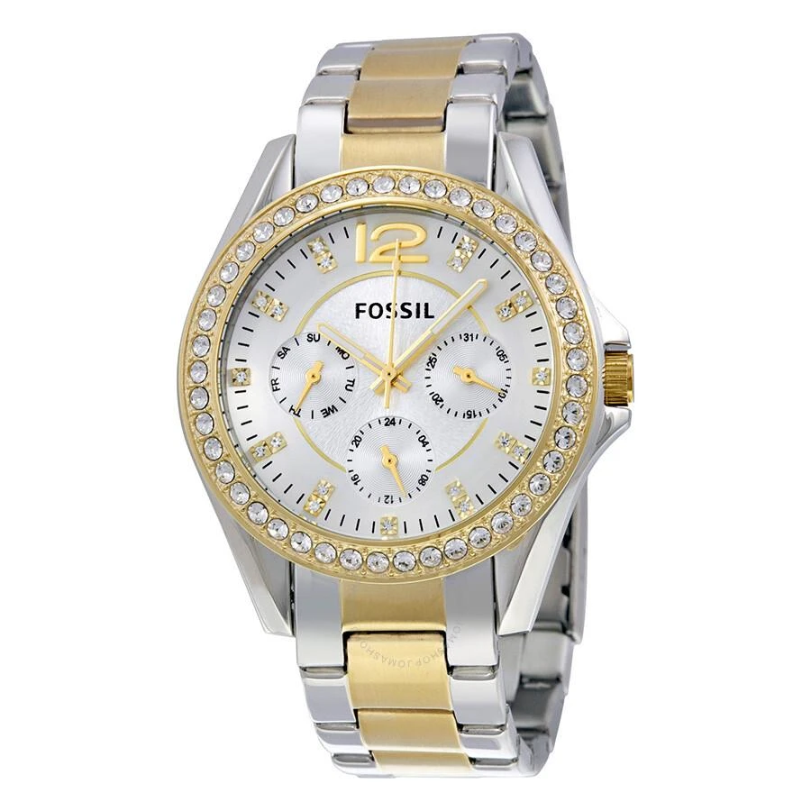 商品Fossil|Riley Multi-Function Two-tone Ladies Watch ES3204,价格¥552,第1张图片