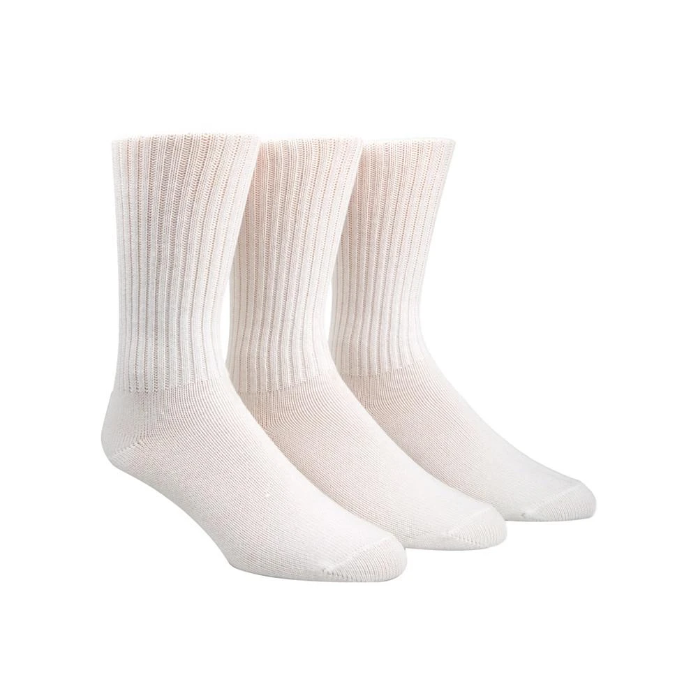 商品Calvin Klein|Men's Cotton Rich Casual Rib Crew Socks, 3-Pack,价格¥66,第3张图片详细描述