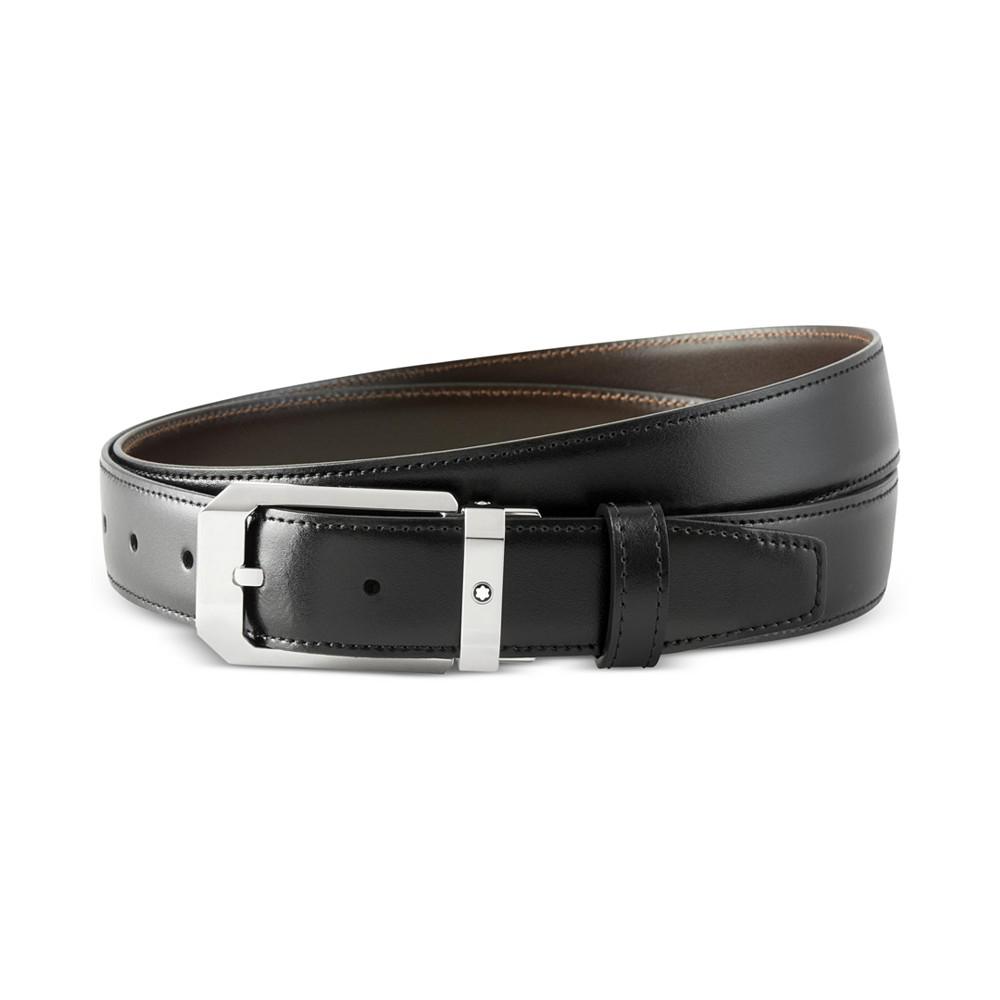 Men's Pin-Buckle Leather Belt商品第1张图片规格展示