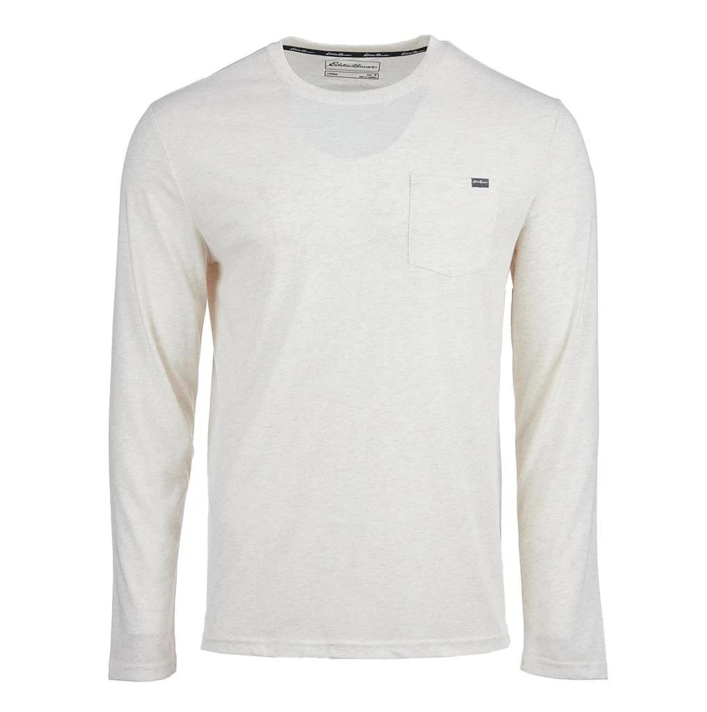 商品Eddie Bauer|Eddie Bauer Men's Long Sleeve Jersey Crew with Chest Pocket,价格¥114,第1张图片