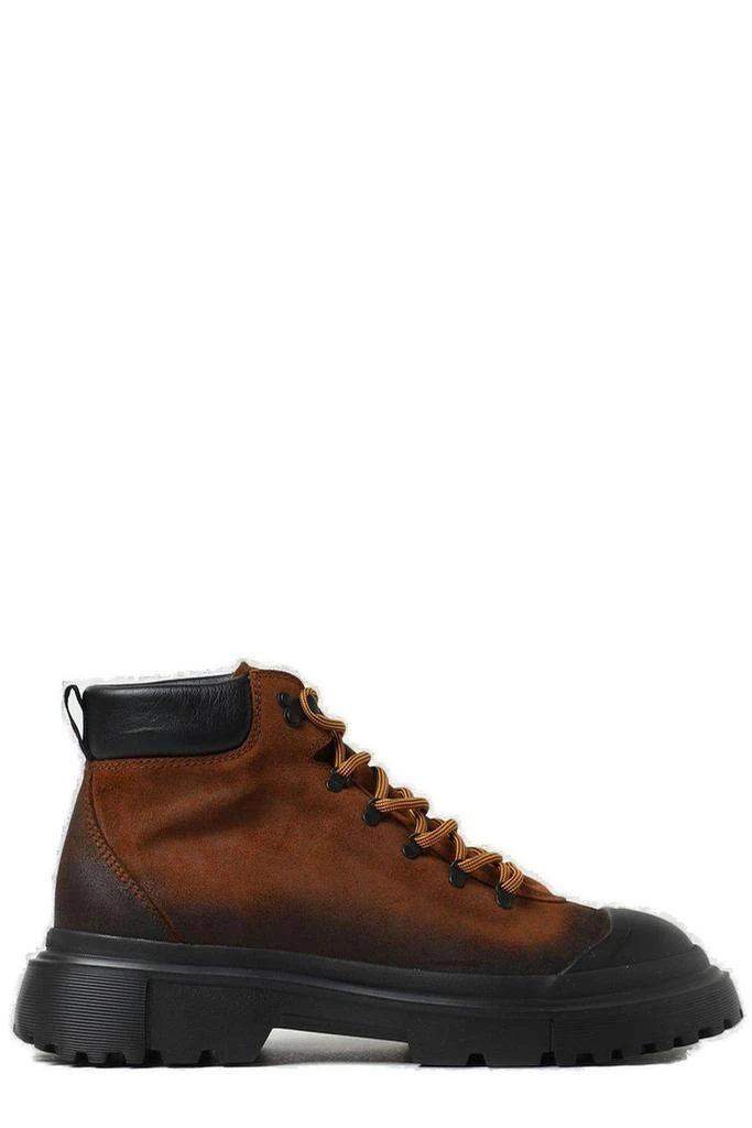 商品hogan|H619 Chunky-sole Lace-up Boots,价格¥3259,第1张图片