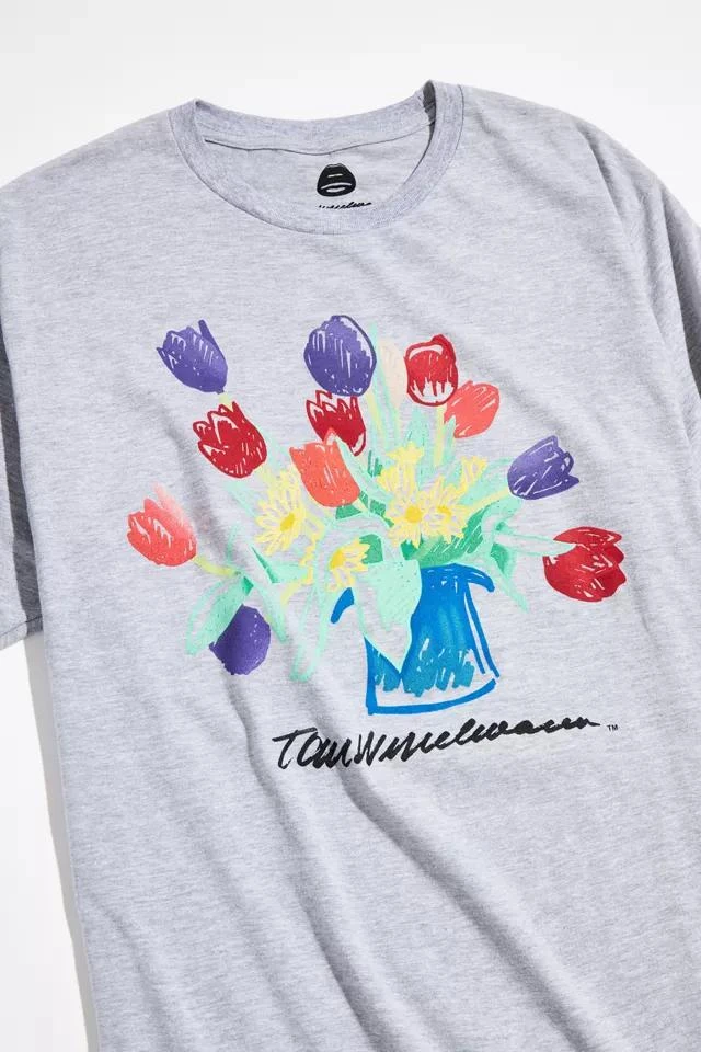 商品Urban Outfitters|Tom Wesselmann Flowers Tee,价格¥114,第2张图片详细描述