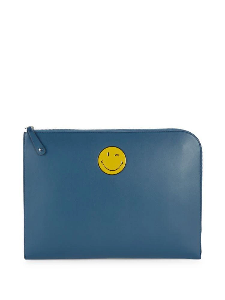 商品Anya Hindmarch|Leather Wink Document Case,价格¥2438,第1张图片