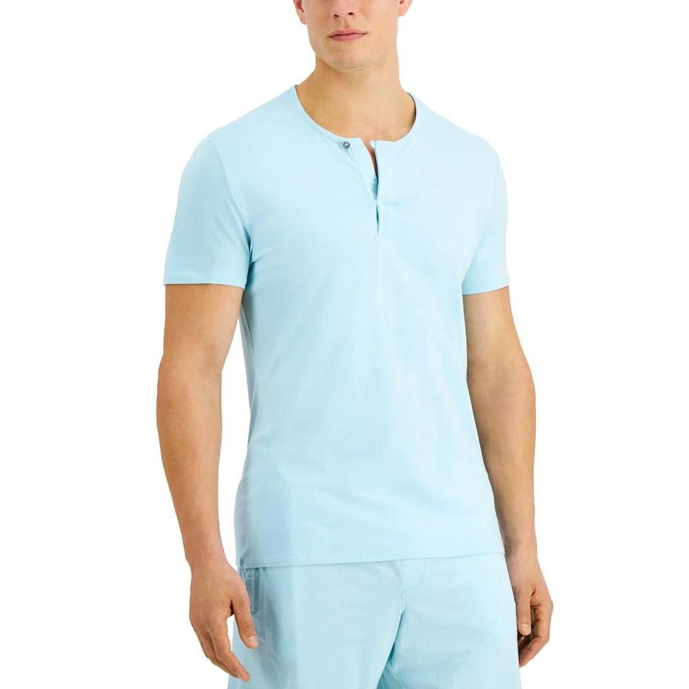 商品Alfani|Men's Quick-Dry Split Neck Pajama T-Shirt, Created for Macy's,价格¥75,第1张图片