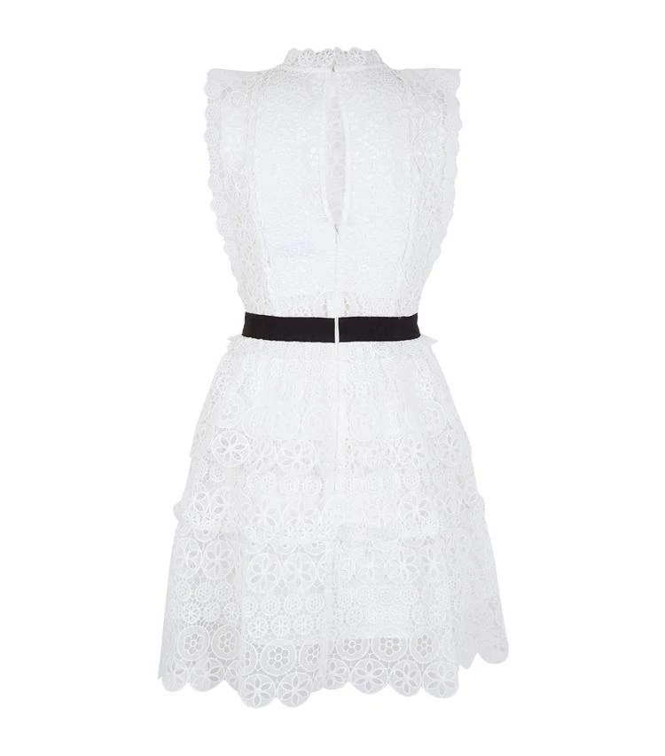 商品Self Portrait|Circle Floral Lace Mini Dress,价格¥1222,第2张图片详细描述