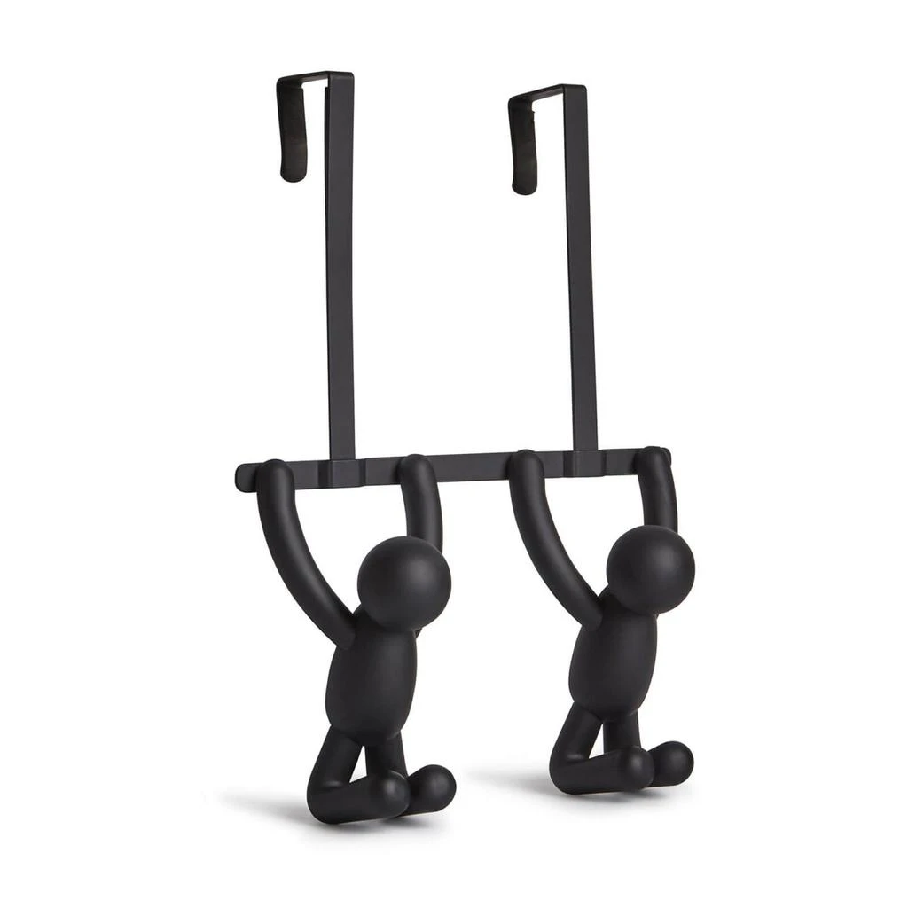商品Umbra|Umbra Buddy Over the Door Double Hook - Black,价格¥178,第1张图片