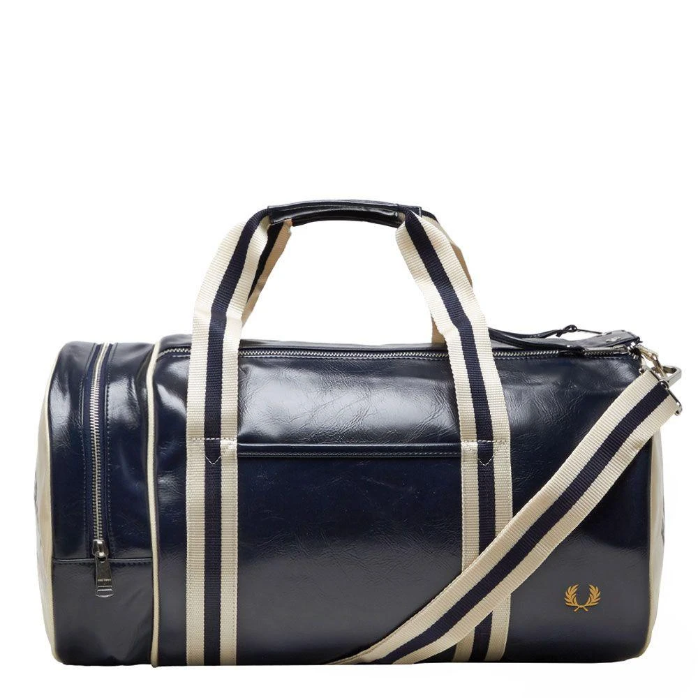 商品Fred Perry|Fred Perry Classic Barrel Bag - Navy / Ecru,价格¥732,第1张图片