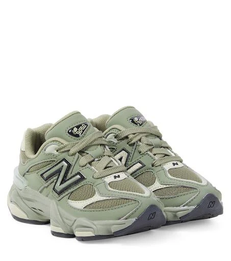 商品New Balance|9060 Kids人造皮革运动鞋,价格¥1082,第1张图片