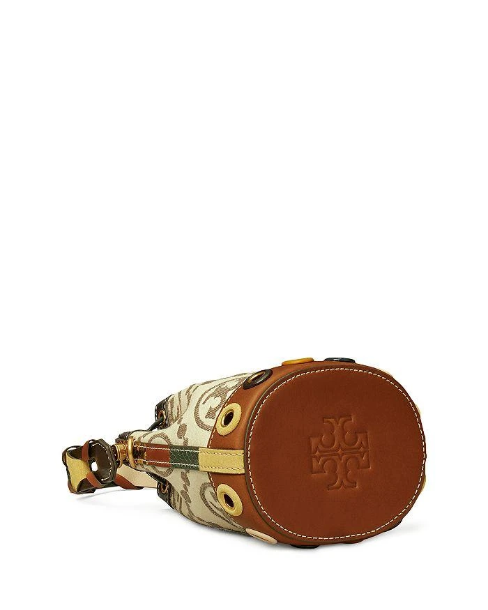 商品Tory Burch|Mini T Monogram Grommet Bucket Bag,价格¥2912,第5张图片详细描述